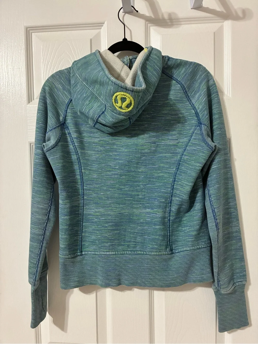 Lululemon Scuba Hoodie Wee Are From Space Printed Polar Cream Clarity Yellow Sz8